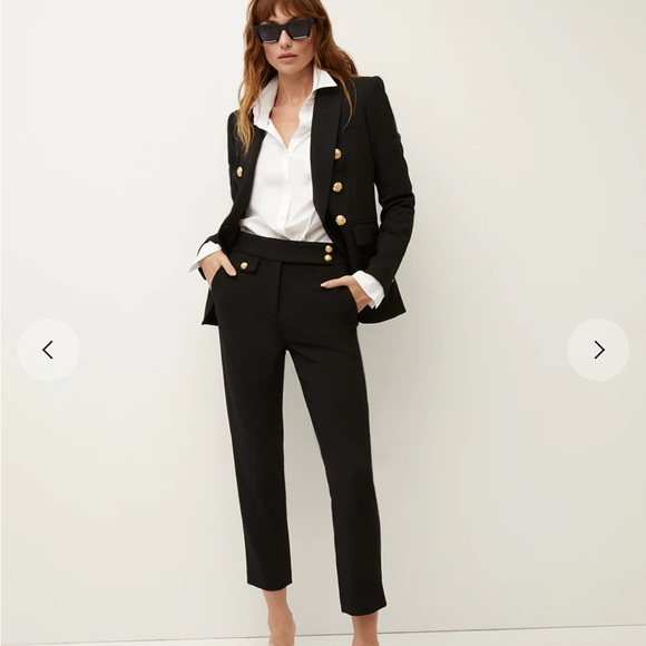 Veronica Beard size 8 black Renzo ankle pant - Picture 2 of 9